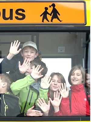 ADAC-Test Busfahrten zur Schule