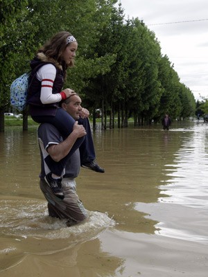 Hochwasser, Mitteleuropa, AFP