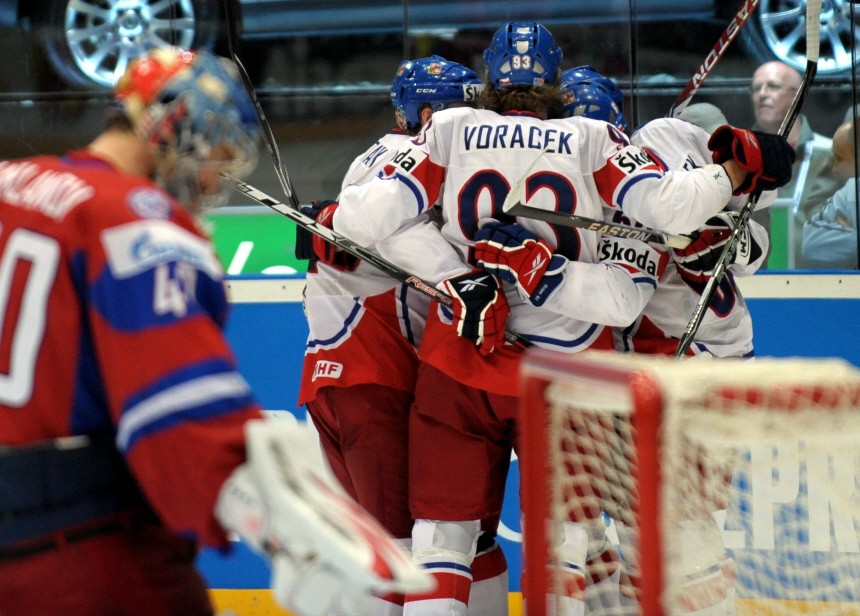 Eishockey WM  Finale Russland-Tschechien