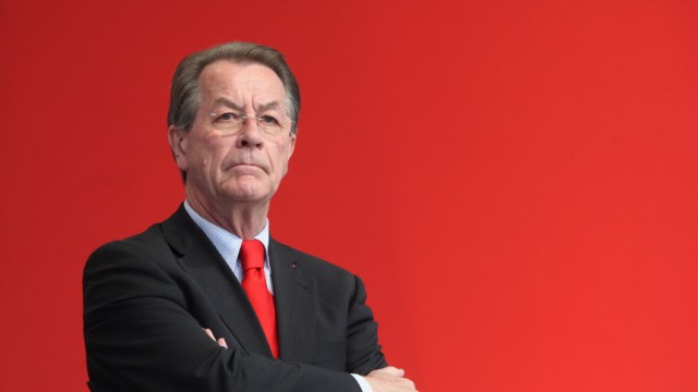 SPD-Vorsitzender Müntefering in Augsburg