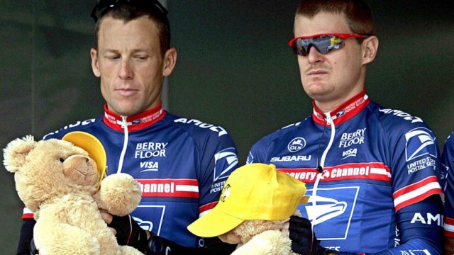 Lance Armstrong und Floyd Landis