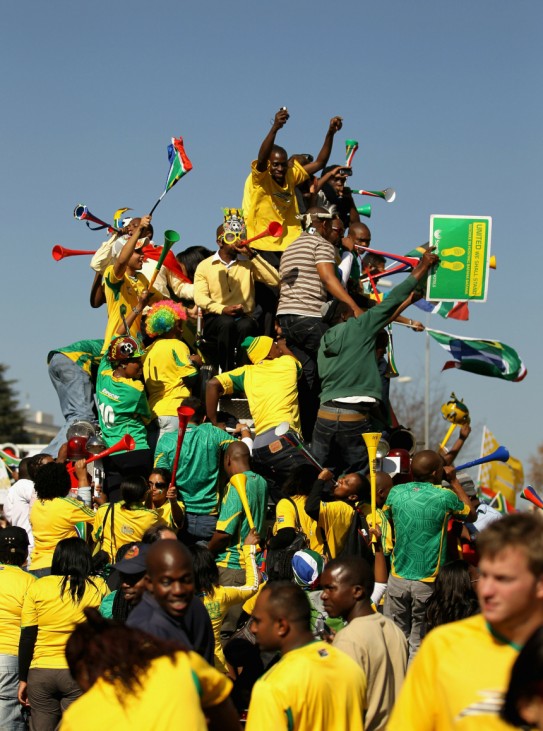 Bafana Bafana Parade in Sandton-2010 FIFA World Cup