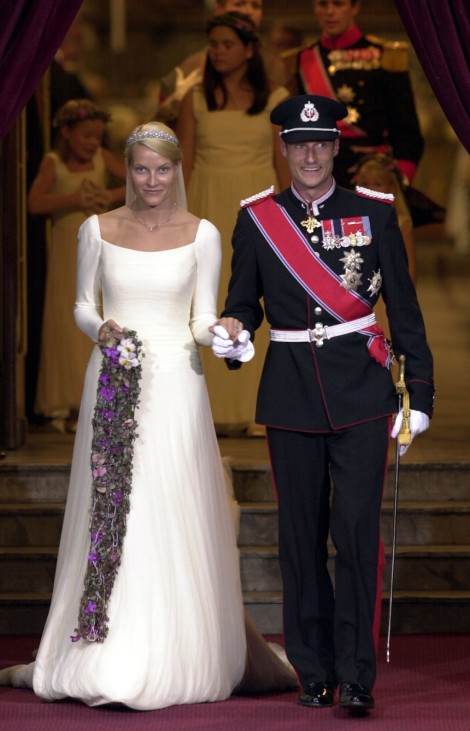 Hochzeit des norwegischen Kronprinzen Haakon mit Mette-Marit, 2001