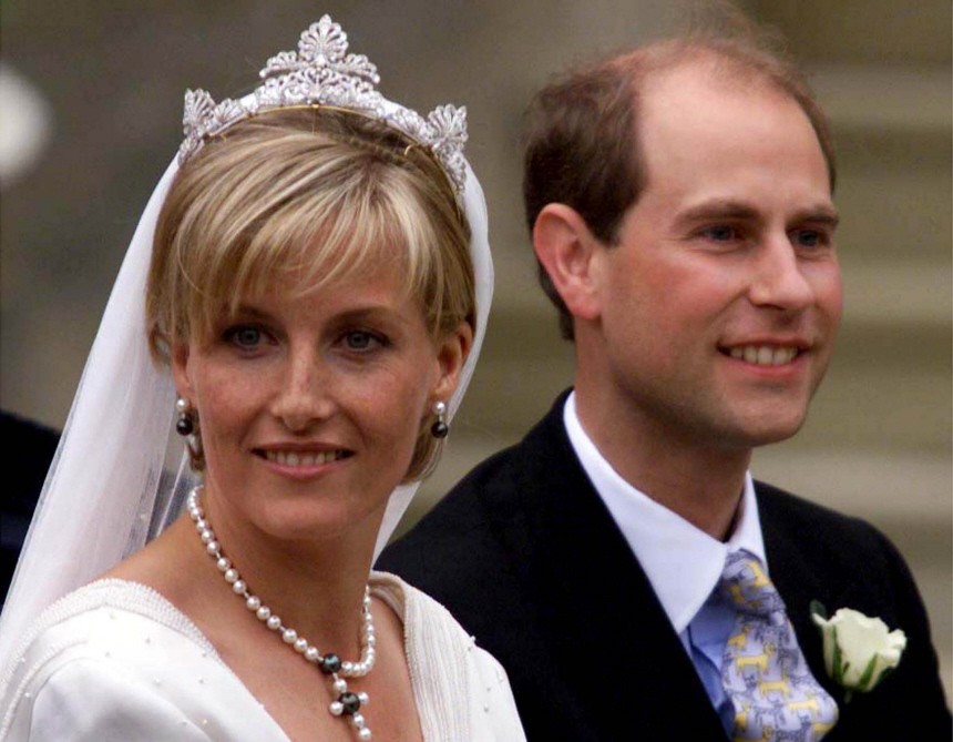 FILE PHOTO OF WEDDING OF BRITAIN'S PRINCE EDWARD AND BRIDE SOPHIE