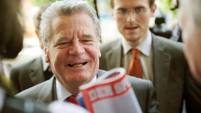 Grünen-Vorstandssitzung - Gauck