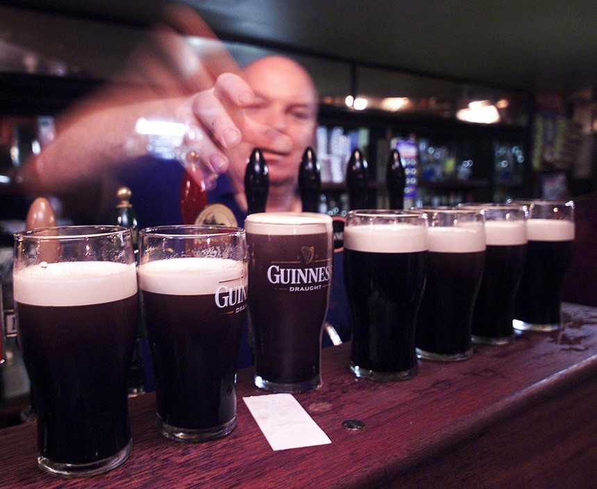 Pub in Dublin mit Bier