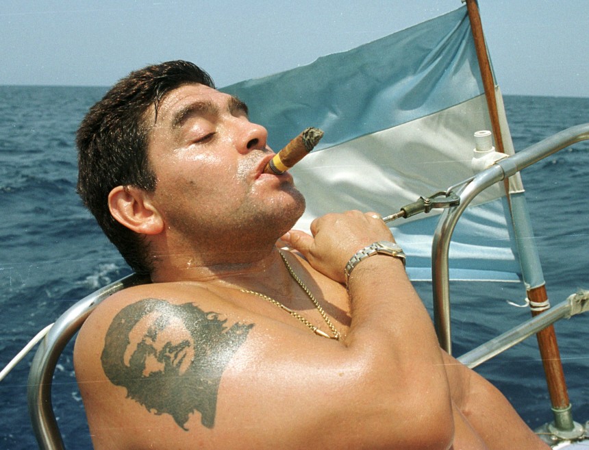 Armando Diego Maradonna vor Havanna, 2000