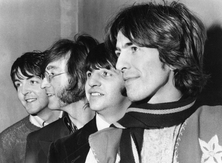 Paul McCartney, John Lennon, Ringo Starr,George Harrison
