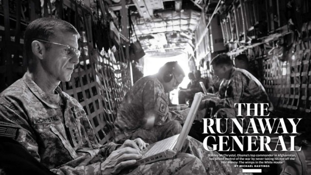Wirbel um McChrystal: Unter dem Titel "The Runaway General" brachte das Magazin Rolling Stone die brisante Reportage über General McChrystal.