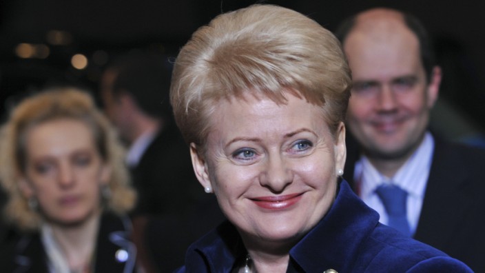 Litauens Präsidentin Dalia Grybauskaite