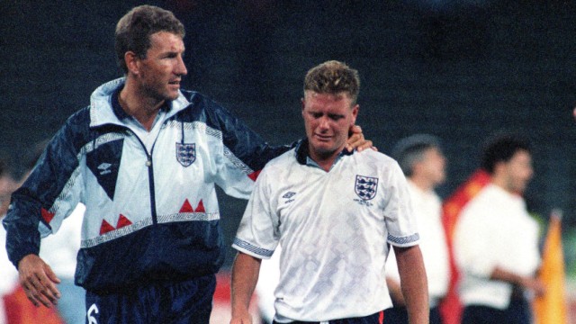 WM 2010: England: Enttäuschung pur: Paul Gascoigne nach dem WM-Halbfinale 1990.