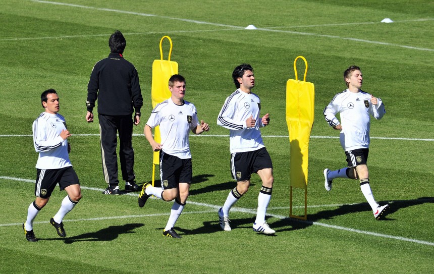 WM 2010: Training deutsche Nationalmannnschaft