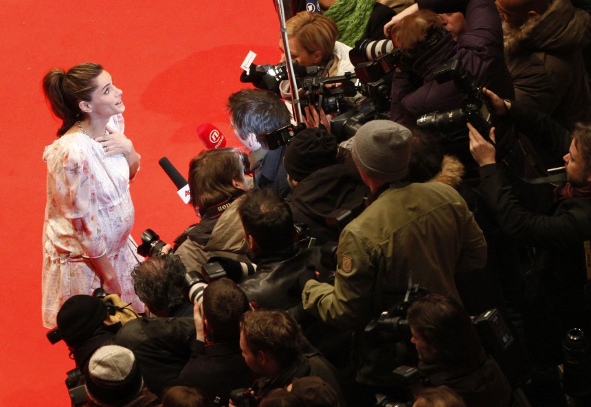 Actress Peet poses before screening at Berlinale International Film Festival in Berlin