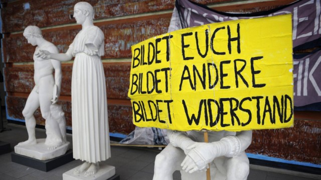 Studentenprotest in Jena