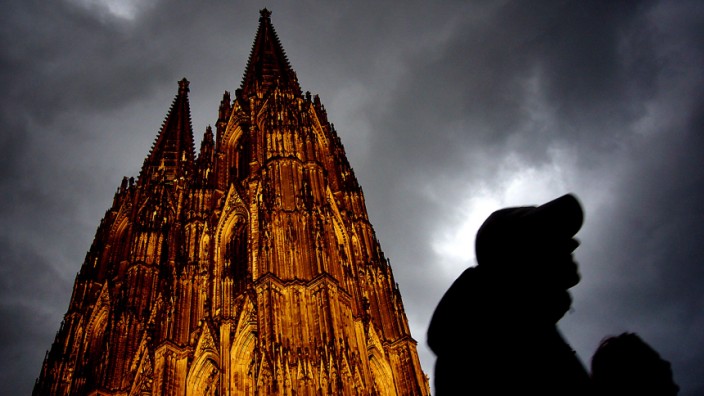Dom in Köln im Abendlicht