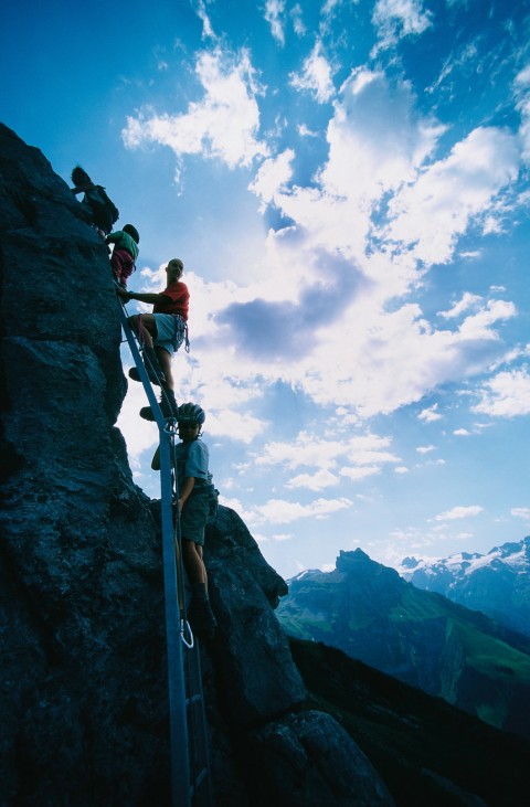 Schweiz Engelberg Titlis Klettern