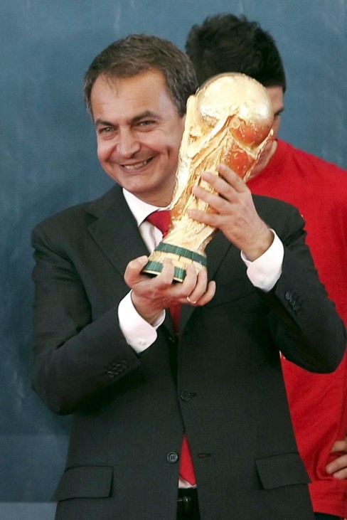 Fußball-Weltmeister bei Zapatero