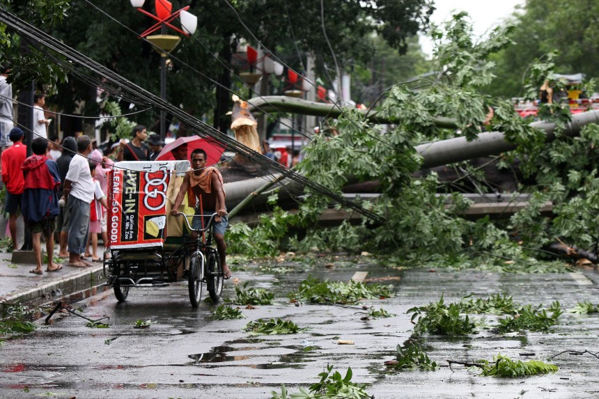Taifun auf den Philippinen