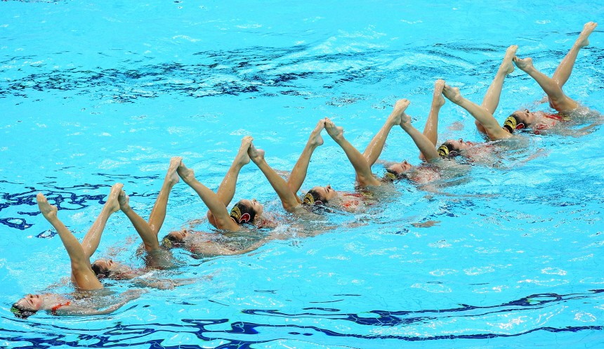 Olympics Day 15 - Synchronised Swimming