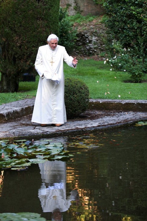 Papst Benedikt XVI im Urlaub