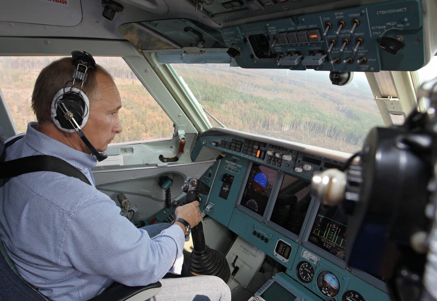 Waldbrände in Russland - Putin im Löschflugzeug