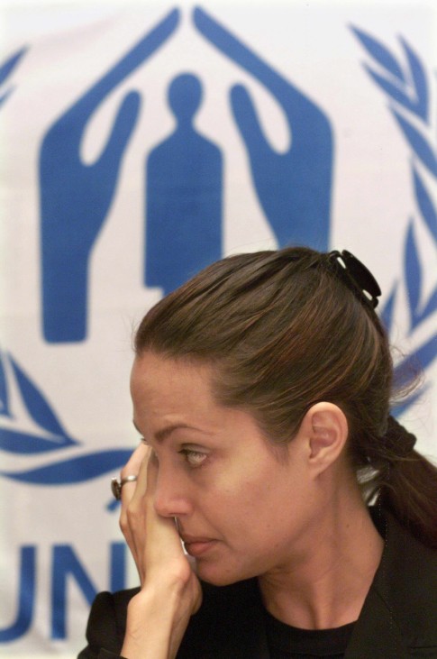 ANGELINA JOLIE WIRD BOTSCHAFTERIN DES UNHCR