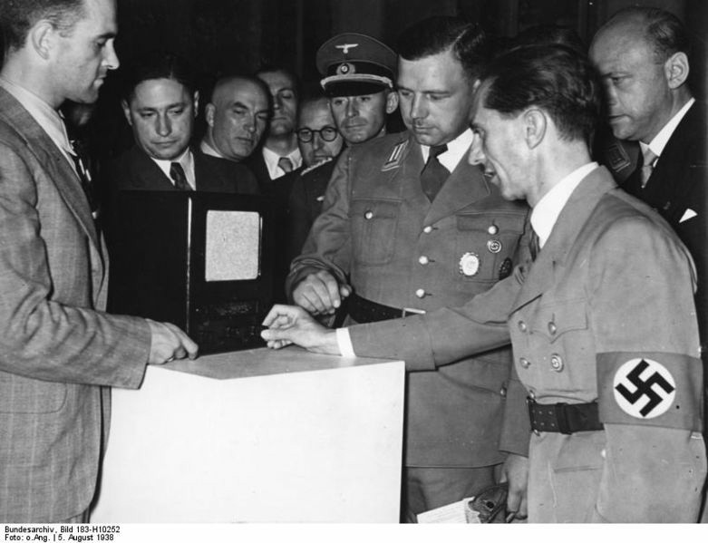 Internationale Funkausstellung 1938 Goebbels