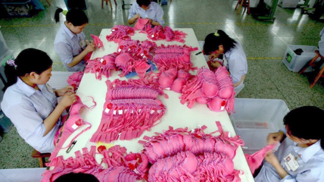Dessous-Fabrik in China