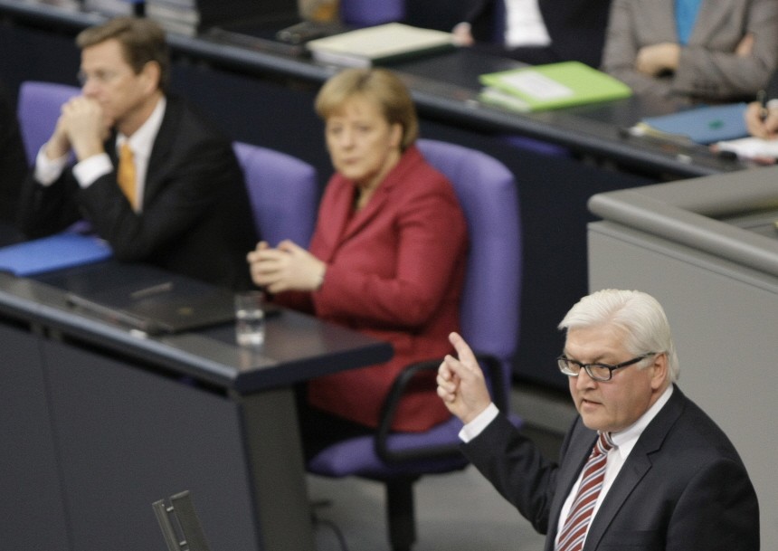 Angela Merkel, Guido Westerwelle, Frank-Walter Steinmeier
