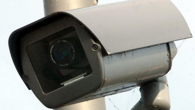 Video-Überwachungskamera am Auswärtigen Amt in Berlin, 2003