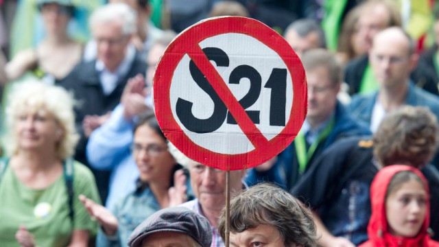 Proteste gegen Stuttgart 21