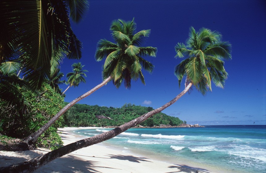 Strand auf der Seychelleninsel Mahe