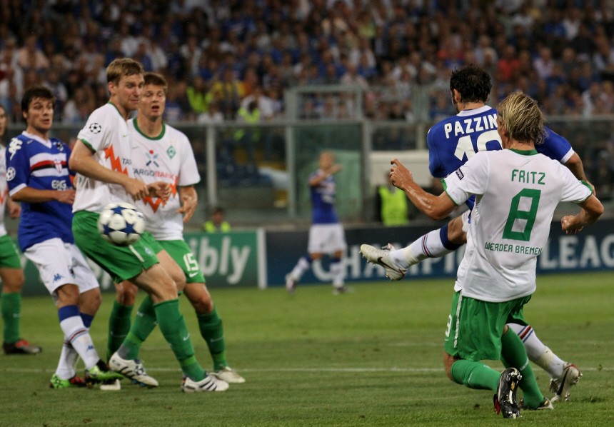 Sampdoria v Werder Bremen - UEFA Champions League Qualifying