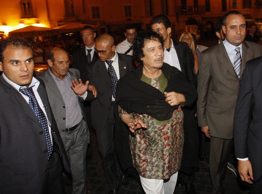 Gaddafi in Rom