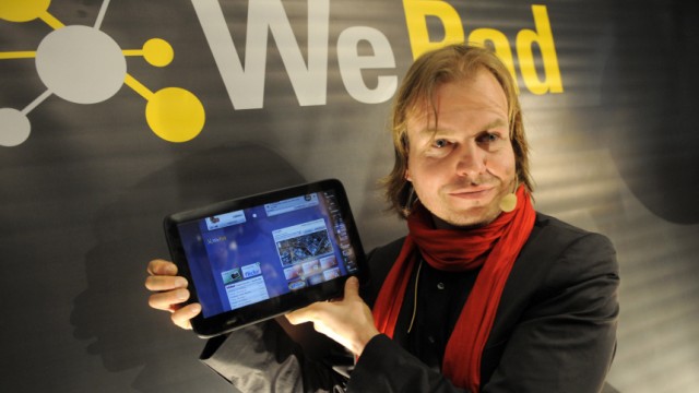 Vorstellung des Tablet-Computers 'WePad'