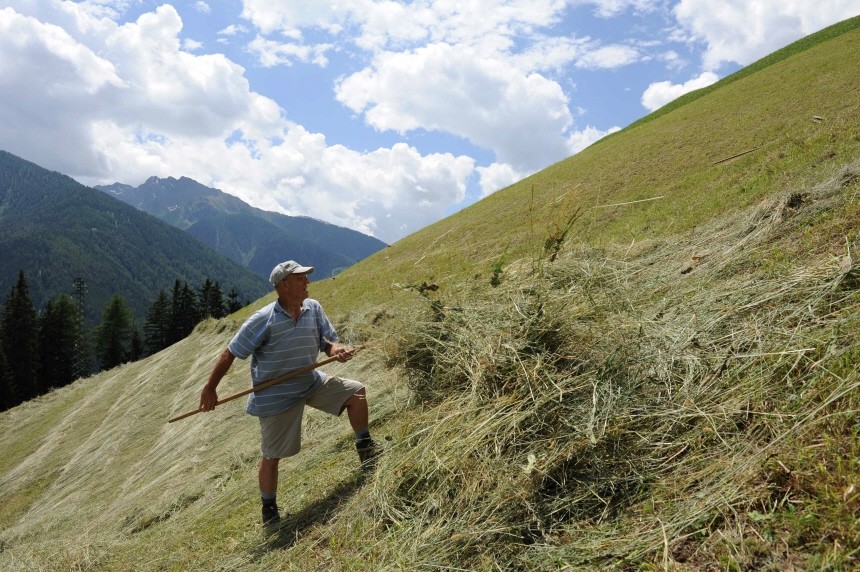Europa Italien Bergbauernhilfe in Südtirol, Marcel Burkhardt