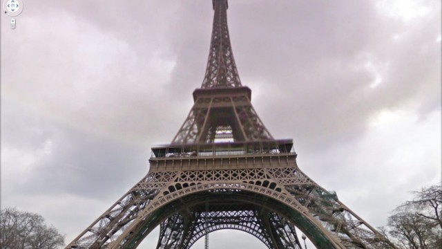 Frankreich, Paris, Eiffelturm, Google Street View