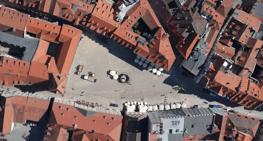 Der Haidplatz in Regensburg