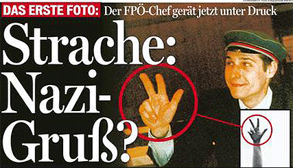 Nazi salute or three beers? In 2007, the FPÖ leader was shaken, but not dethroned. 