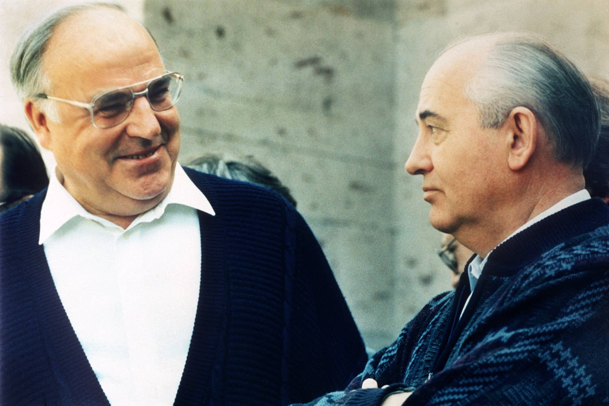 Bundeskanzler Kohl im Gespräch mit Gorbatschow