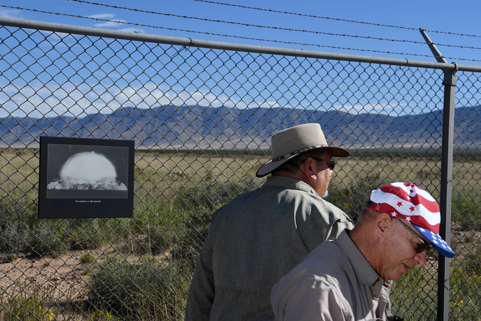 Trinity Site in New Mexico, hier stieg im Juli 1945 der erste Atompilz in den Himmel.