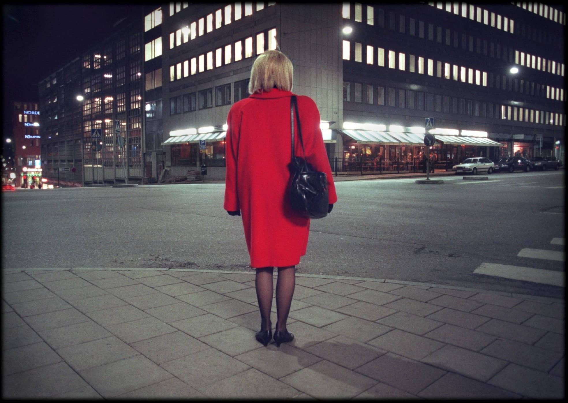 Eine Prostituierte auf dem Stockholmer Straßenstrich, Ende der Neunziger.