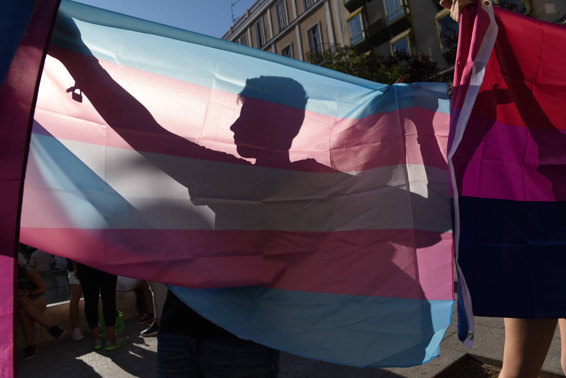 Eine LGBTQ-Parade in Madrid, 2018
